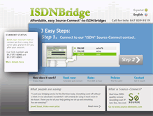 Tablet Screenshot of isdnbridge.com